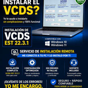 INSTALAR VCDS 22.10 en Windows 10 y 11