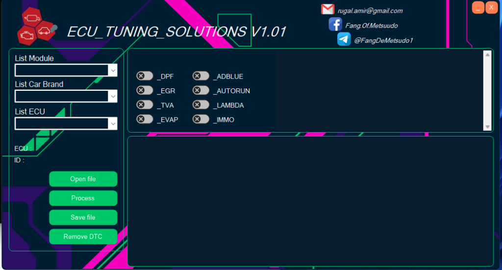 ECU TUNING SOLUTION V1.01