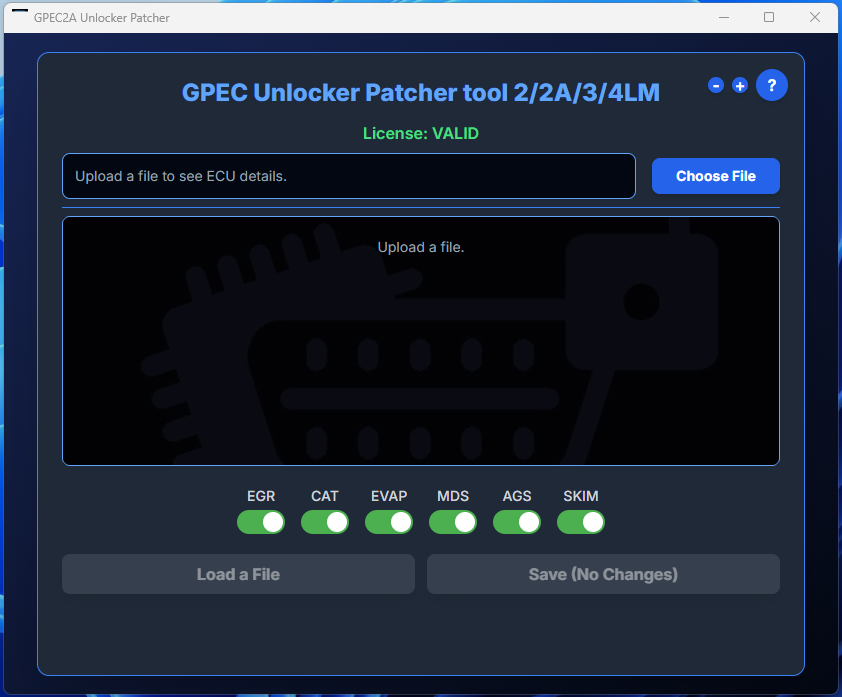 GPEC Unlocker Patcher tool 2/2A/3/4LM